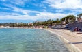 Plage du Ponteil, Antibes, Cote D`Azur, France Royalty Free Stock Photo